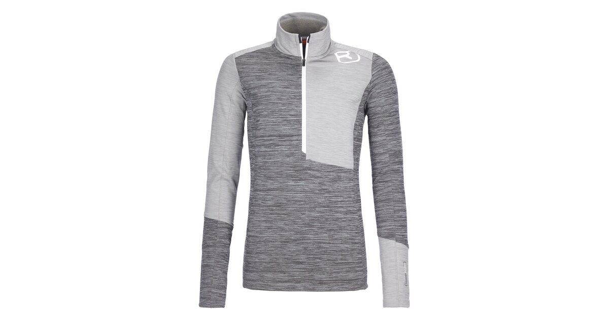 FLEECE LIGHT ZIP NECK W